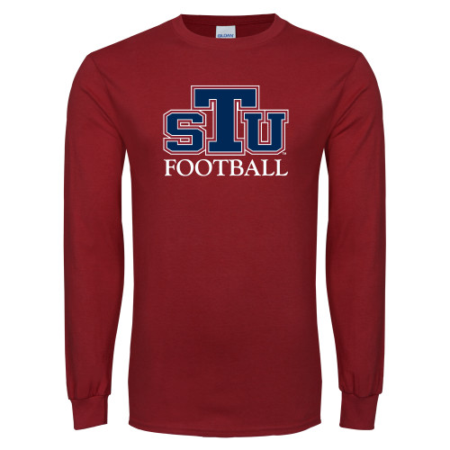  Cardinal Long Sleeve T Shirt - Football