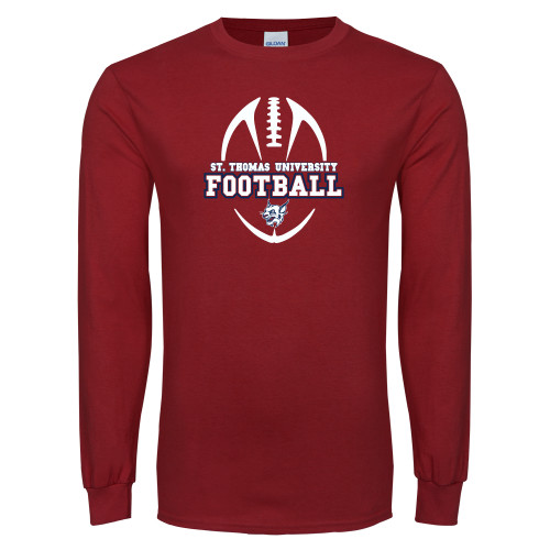  Cardinal Long Sleeve T Shirt - Tall Football