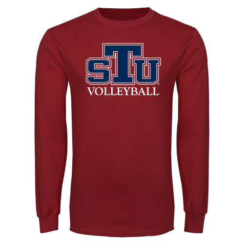  Cardinal Long Sleeve T Shirt - Volleyball