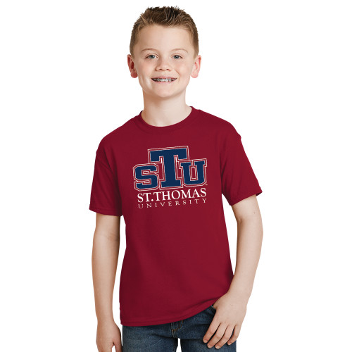  Youth Cardinal T Shirt - Official Logo