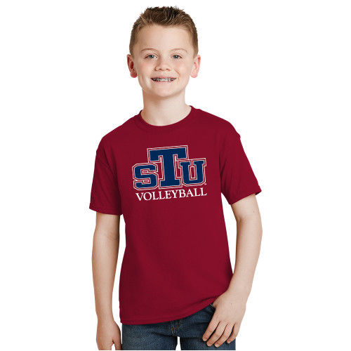  Youth Cardinal T Shirt - Volleyball