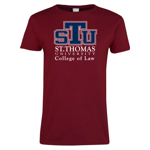  Next Level Womens Cardinal Short Sleeve Tee - STU College of Law