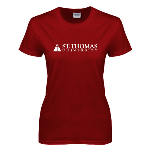  Next Level Womens Cardinal Short Sleeve Tee - University Mark
