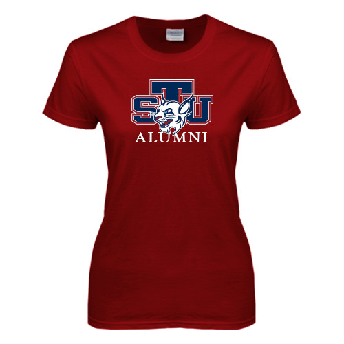  Next Level Womens Cardinal Short Sleeve Tee - Alumni