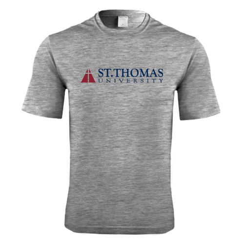  Grey Heather Performance Contender Tee - University Mark