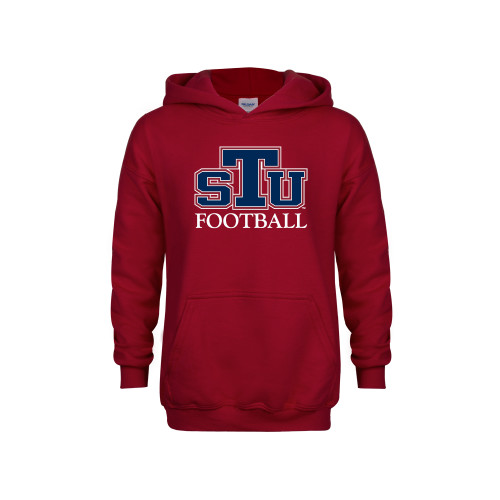  Youth Cardinal Fleece Hoodie - Football