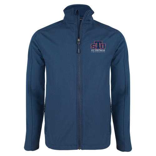  Navy Softshell Jacket - Official Logo