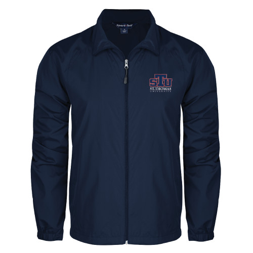  Navy Full Zip Wind Jacket - Official Logo