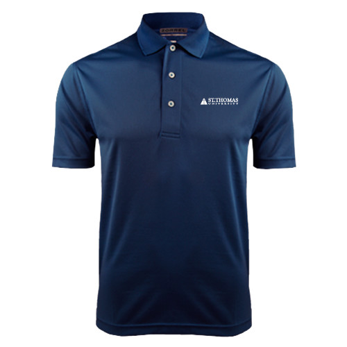 Navy Dry Mesh Polo - University Mark