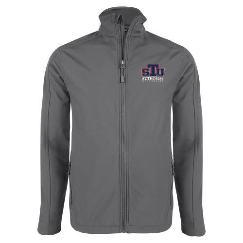  Charcoal Softshell Jacket - Official Logo