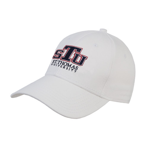 White Structured Adjustable Pro Style Hat - Official Logo
