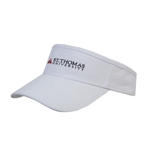  White Visor - University Mark