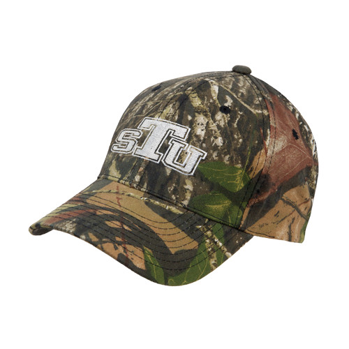  Mossy Oak Camo Structured Adjustable Cap - STU Tone