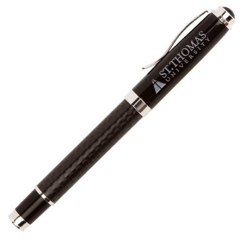  Luna Black Rollerball Pen - University Mark Engraved