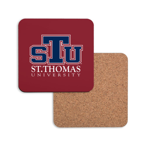  Hardboard Coaster w/Cork Backing - Official Logo