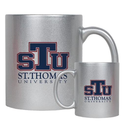  Full Color Silver Metallic Mug 11oz - Official Logo