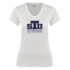 Thumbnail image for  Next Level Womens White Ideal V Tee