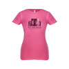 Thumbnail image for  Next Level Girls Fuchsia Fashion Fit T Shirt