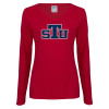 Thumbnail image for  Womens Cardinal Long Sleeve V Neck Tee 