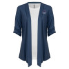 Thumbnail image for  Womens Navy Drape Front Cardigan Sweater 