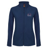 Thumbnail image for  Womens Navy Fleece Full Zip Jacket