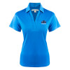 Thumbnail image for  Womens Light Blue Performance Fine Jacquard Polo