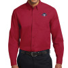 Thumbnail image for  Twill Button Down Long Sleeve Cardinal