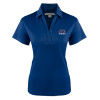 Thumbnail image for  Womens Navy Performance Fine Jacquard Polo