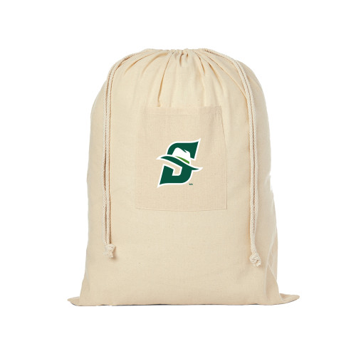  Natural Cotton Laundry Bag - Primary logo