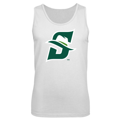  White Tank Top - Primary logo