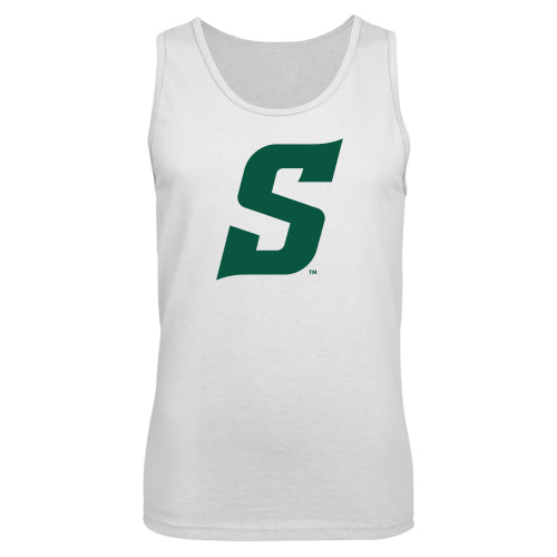  White Tank Top - Secondary Logo
