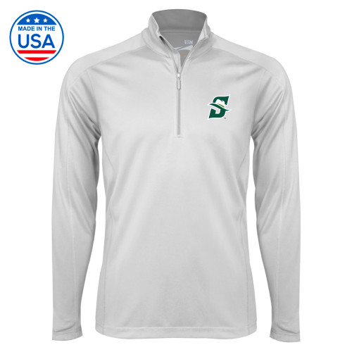  Syntrel White Interlock 1/4 Zip - Primary logo
