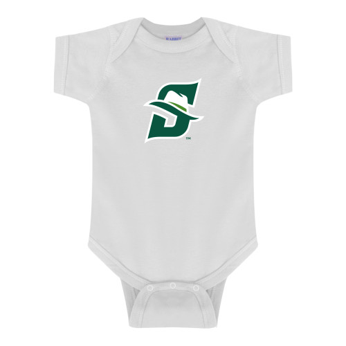  White Infant Onesie - Primary logo