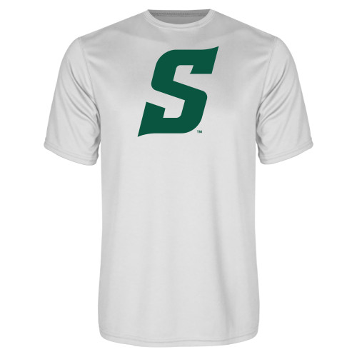  White Performance Tee - Secondary Logo