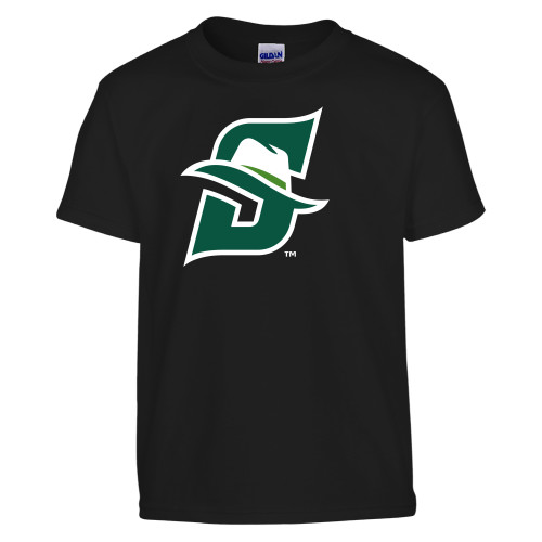  Youth Black T Shirt - Primary logo