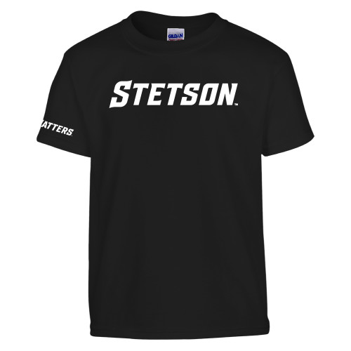 Youth Black T Shirt - Stetson