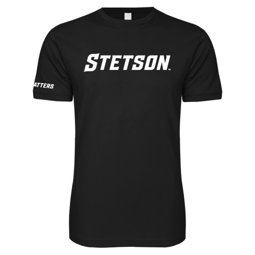  Next Level Black SoftStyle T Shirt - Stetson