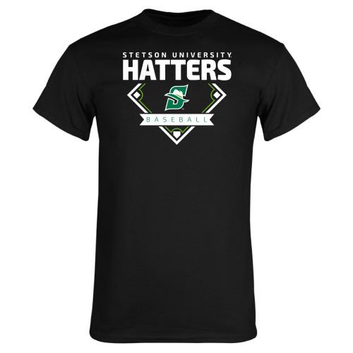  Black T Shirt - Baseball Diamond
