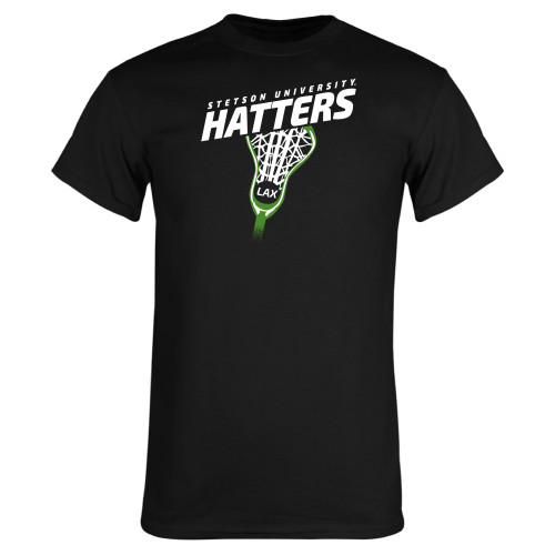  Black T Shirt - Lacrosse Stick