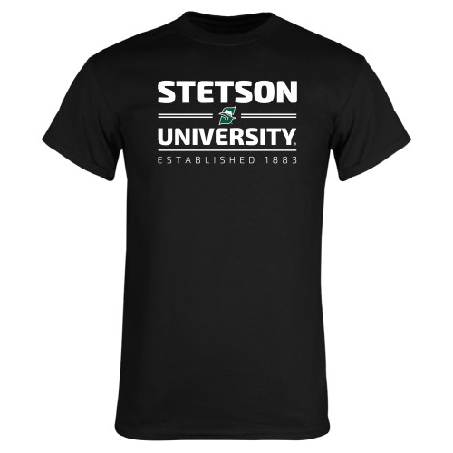  Black T Shirt - Stetson University Est 1883