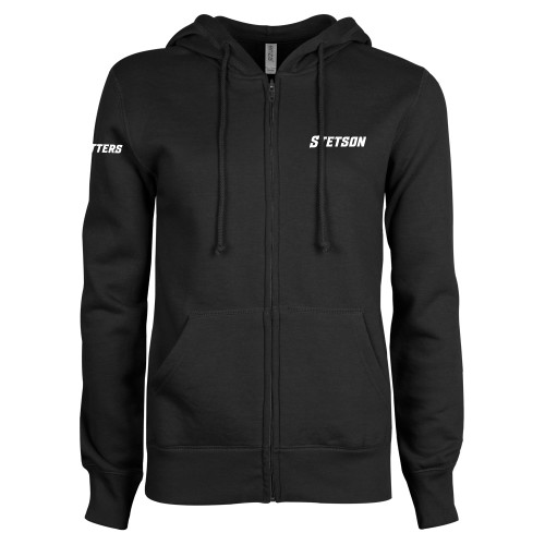 Stetson ENZA Womens Black Fleece Full Zip Hoodie