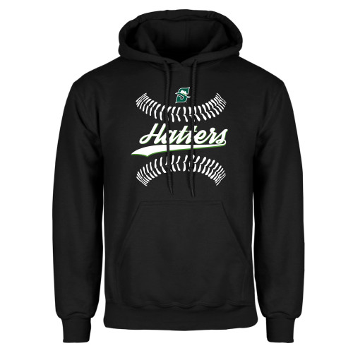  Black Fleece Hoodie - Softball Seams