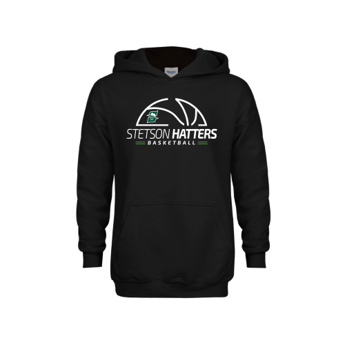  Youth Black Fleece Hoodie - Stetson Hatters Basketball