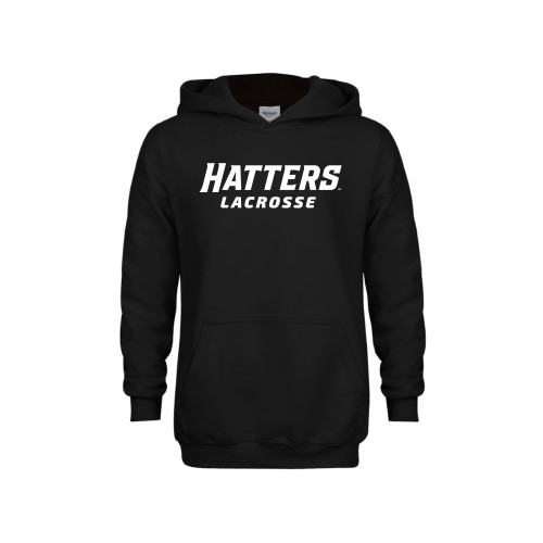  Youth Black Fleece Hoodie - Lacrosse