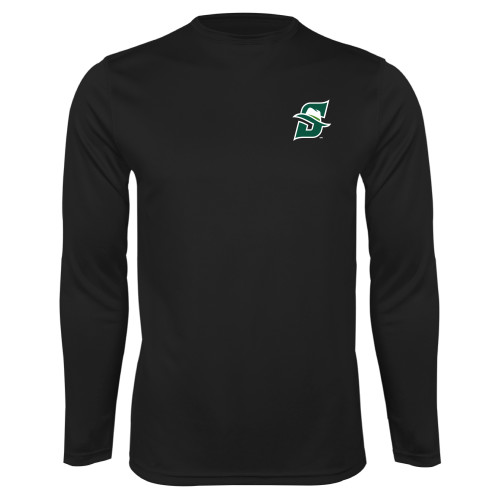 Black Performance Long Sleeve Shirt - Primary logo