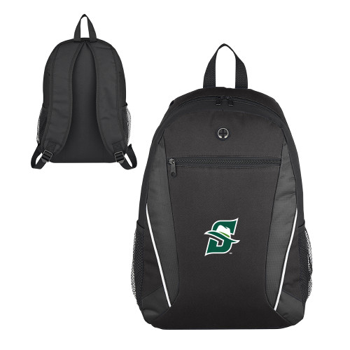  Homerun Black Computer Backpack - Primary logo