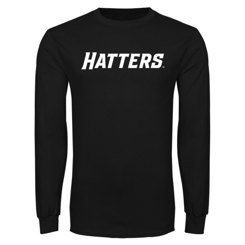  Black Long Sleeve T Shirt - Hatters
