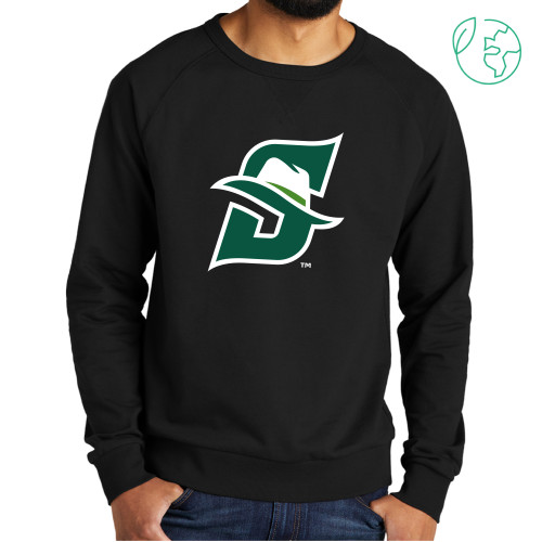  Allmade Black Organic French Terry Crewneck Sweatshirt - Primary logo