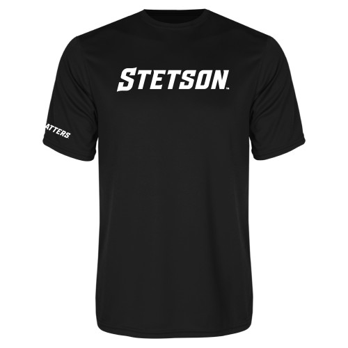  Black Performance Tee - Stetson