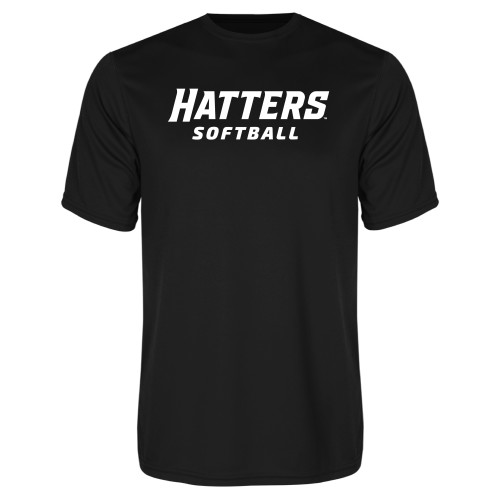  Black Performance Tee - Softball